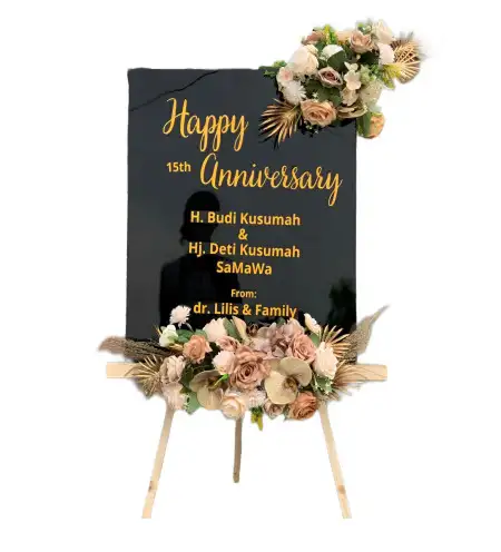 Papan Bunga Akrilik Plaju